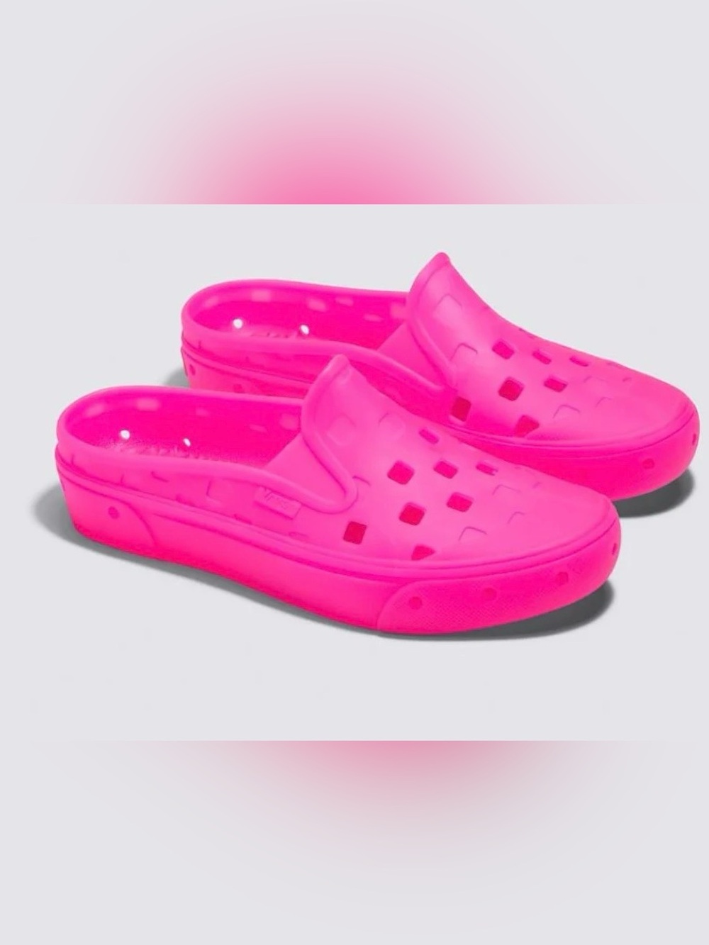 Vans Slip On Mule Trk Vibrant Hot Pink Size 9